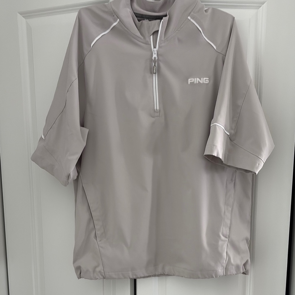 PING Gray Half-Zip Pullover